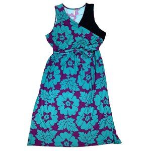 Cacique Lane Bryant Womens Dress Size 26 28 Tropical Floral Resort Swim Beach